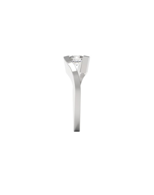 Anello Contrarie Gerusalemme Diamante Certificato