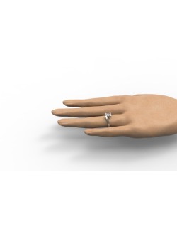 Anello Contrarie Gerusalemme Indossato Lato A
