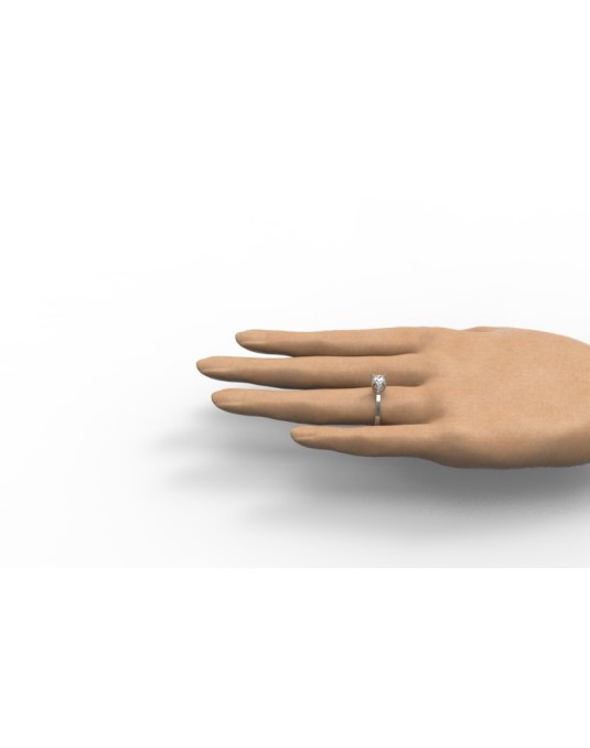 Anello Fidanzamento Amsterdam Diamante Certificato