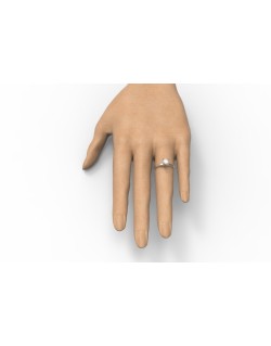 Anello Fidanzamento Amsterdam Indossato Lato B