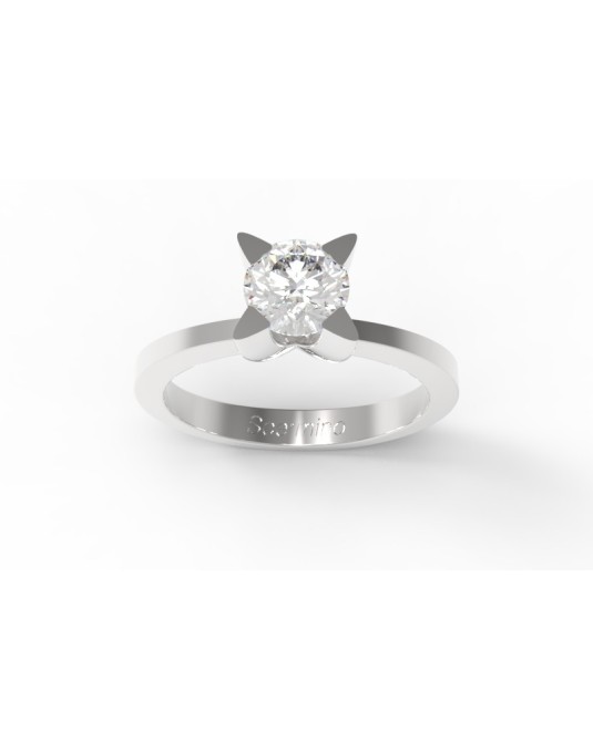 Anello Fidanzamento Amsterdam Diamante Certificato