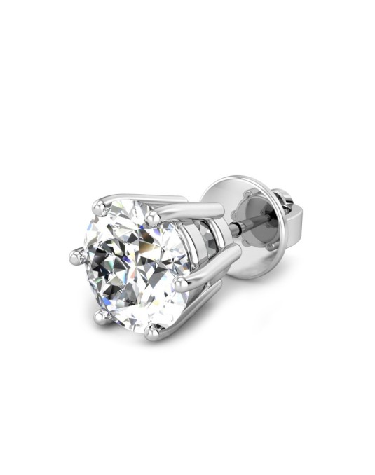 Orecchino Uomo a 6 Griffe con Diamante