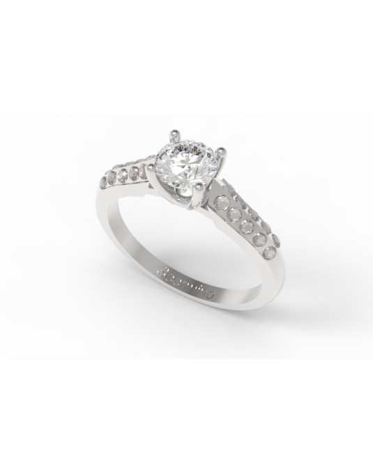 Anello Pave Diamante Prime