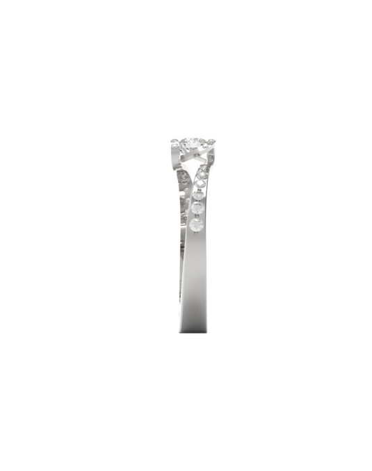 Anello Modello Pave Diamante Premium