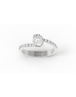 Anello Modello Pave Diamante Premium