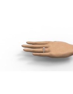Anello Donna Pave Indossato