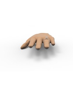 Anello Matrimonio Classico Indossato