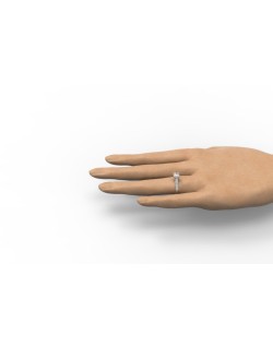 Anello Matrimonio Classico Indossato