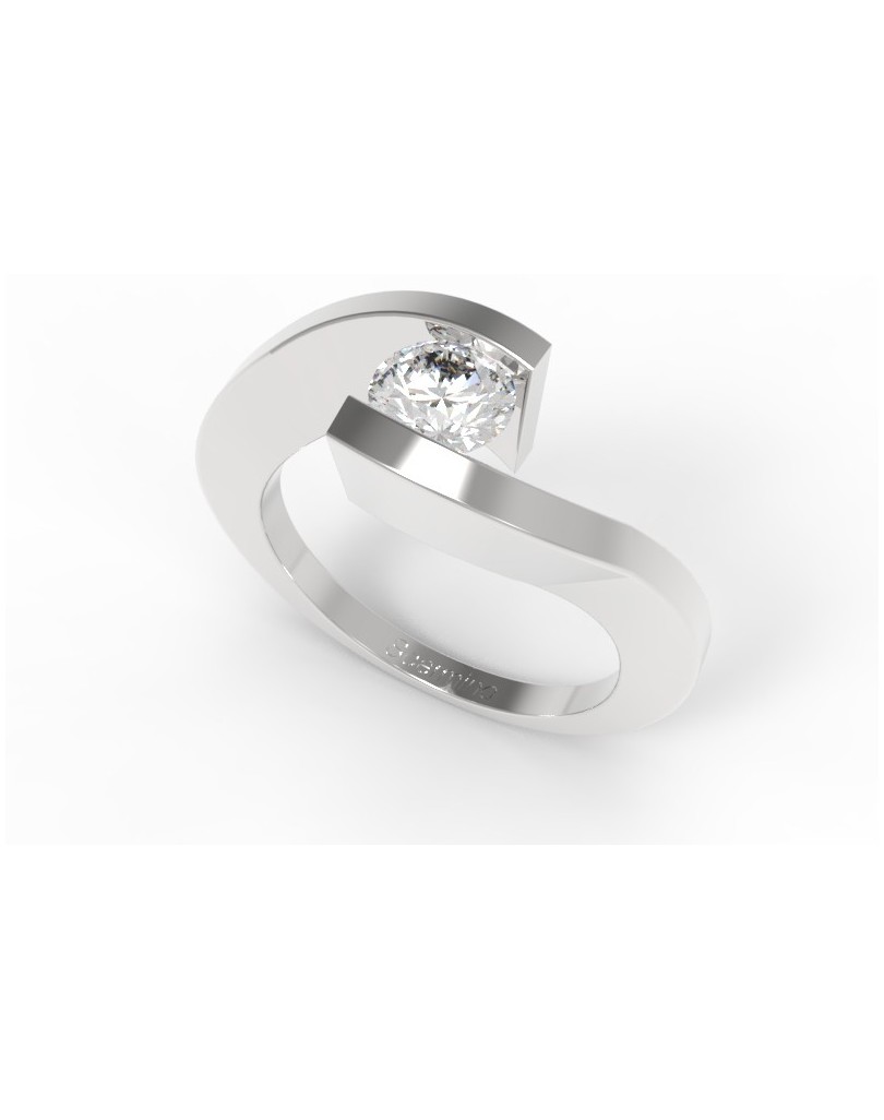 Contrarie con Diamante Solitario
