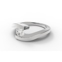 Contrarie con Diamante Solitario