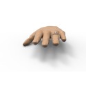 Anello Donna Modello Pave Indossato