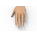 Anello Donna Modello Pave Indossato