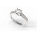 Anello Donna Modello Pave