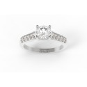 Anello Donna Modello Pave