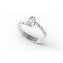 Anello Fidanzamento Modello Pave