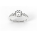 Anello Matrimonio Modello Pave