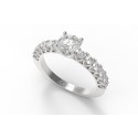 Anello Sposa Modello Pave