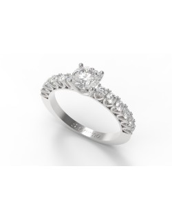 Anello Sposa Modello Pave