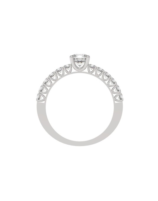 Anello Sposa Modello Pave