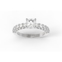 Anello Sposa Modello Pave
