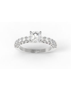 Anello Sposa Modello Pave