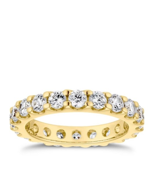 Anello Oro Giallo Eternity