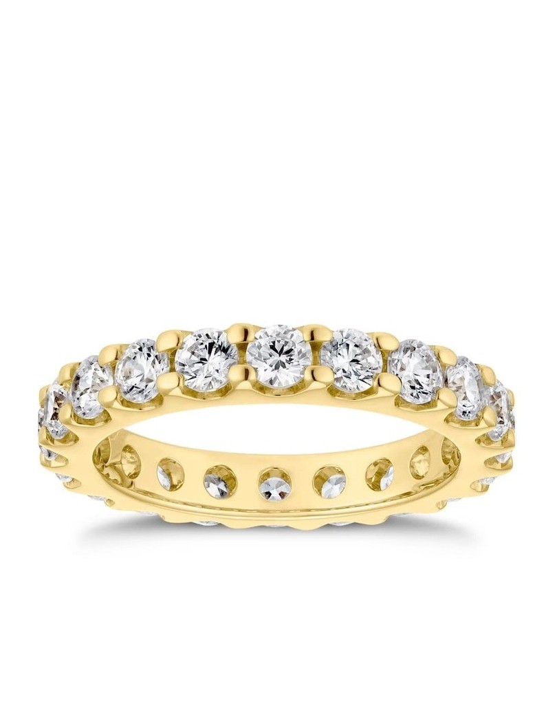 Anello Oro Giallo Eternity