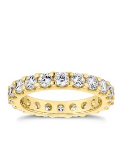 Anello Oro Giallo Eternity