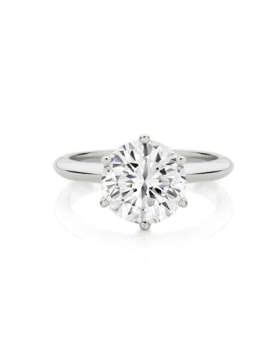 Solitario anello Matrimonio diamante D VVS 0.80 Carati SG73048