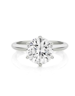 Solitario anello Matrimonio diamante D VVS 0.80 Carati SG73048