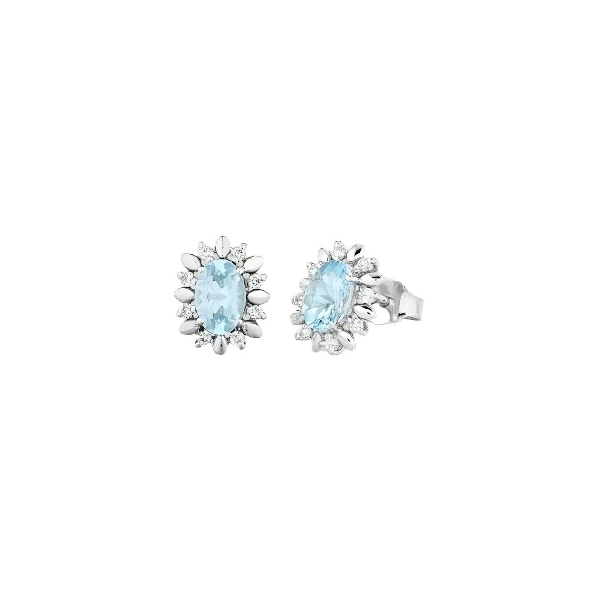 Orecchini Acquamarina e Diamanti SG62252