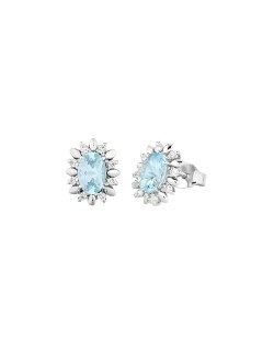 Orecchini Acquamarina e Diamanti SG62252
