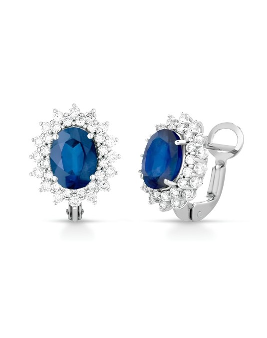 Orecchini Cielo Notturno Zaffiri e Diamanti SG88373