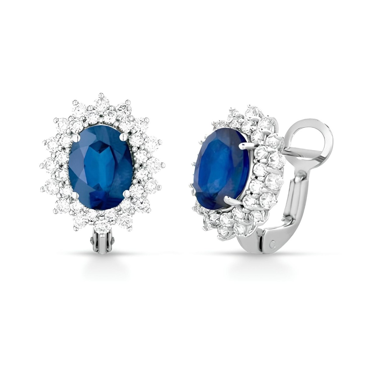 Orecchini Cielo Notturno Zaffiri e Diamanti SG88373