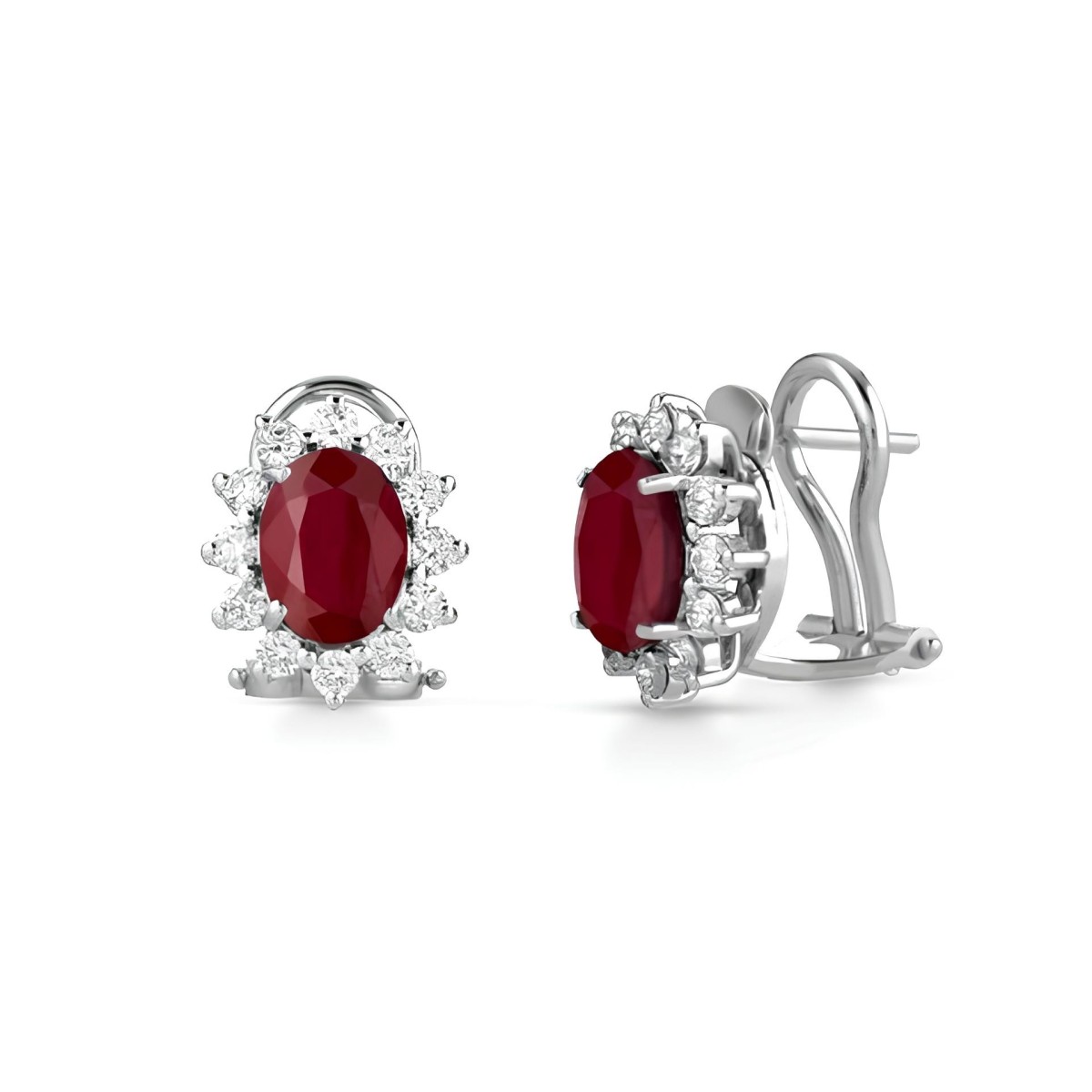 Orecchini Eterno Rubino e Diamanti SG59130