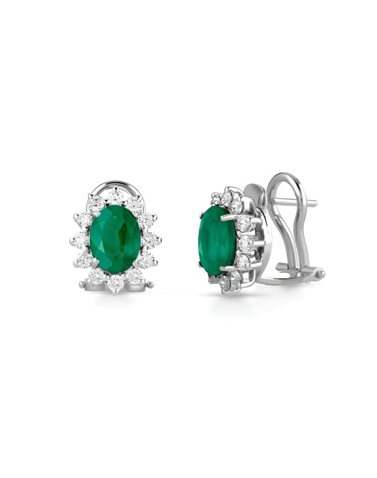 Orecchini Verde Incanto con Smeraldi e Diamanti SG04948
