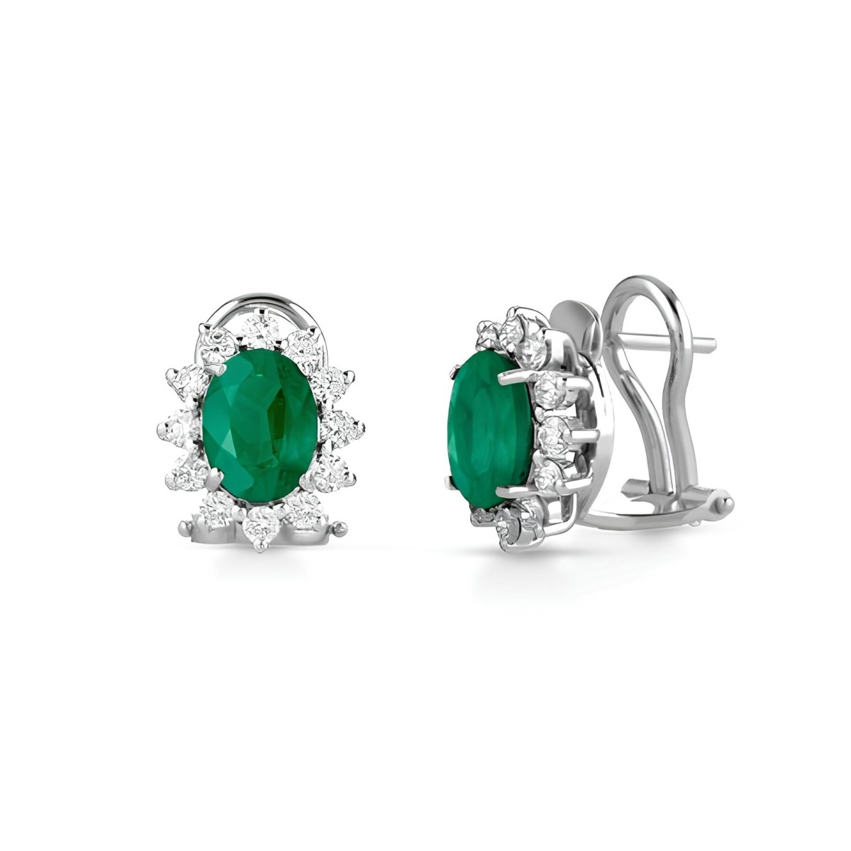 Orecchini Verde Incanto con Smeraldi e Diamanti SG04948