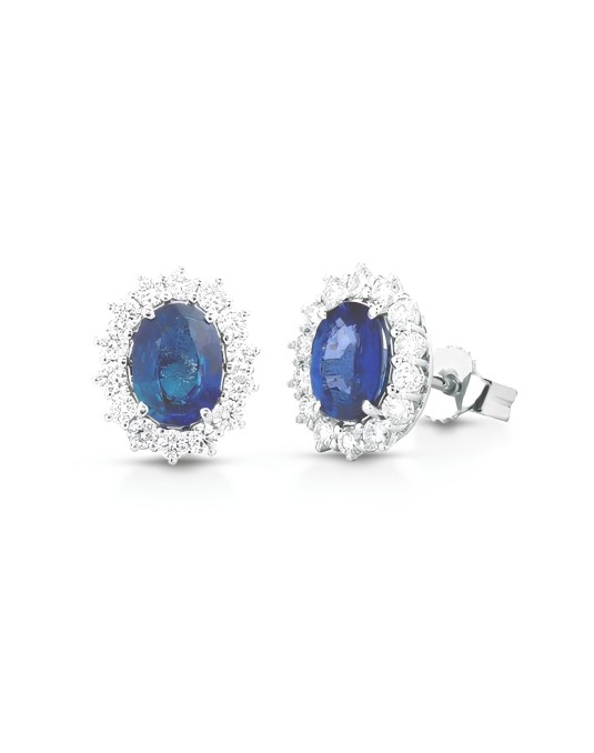 Orecchini Incanto Blu con Zaffiri e Diamanti SG42854