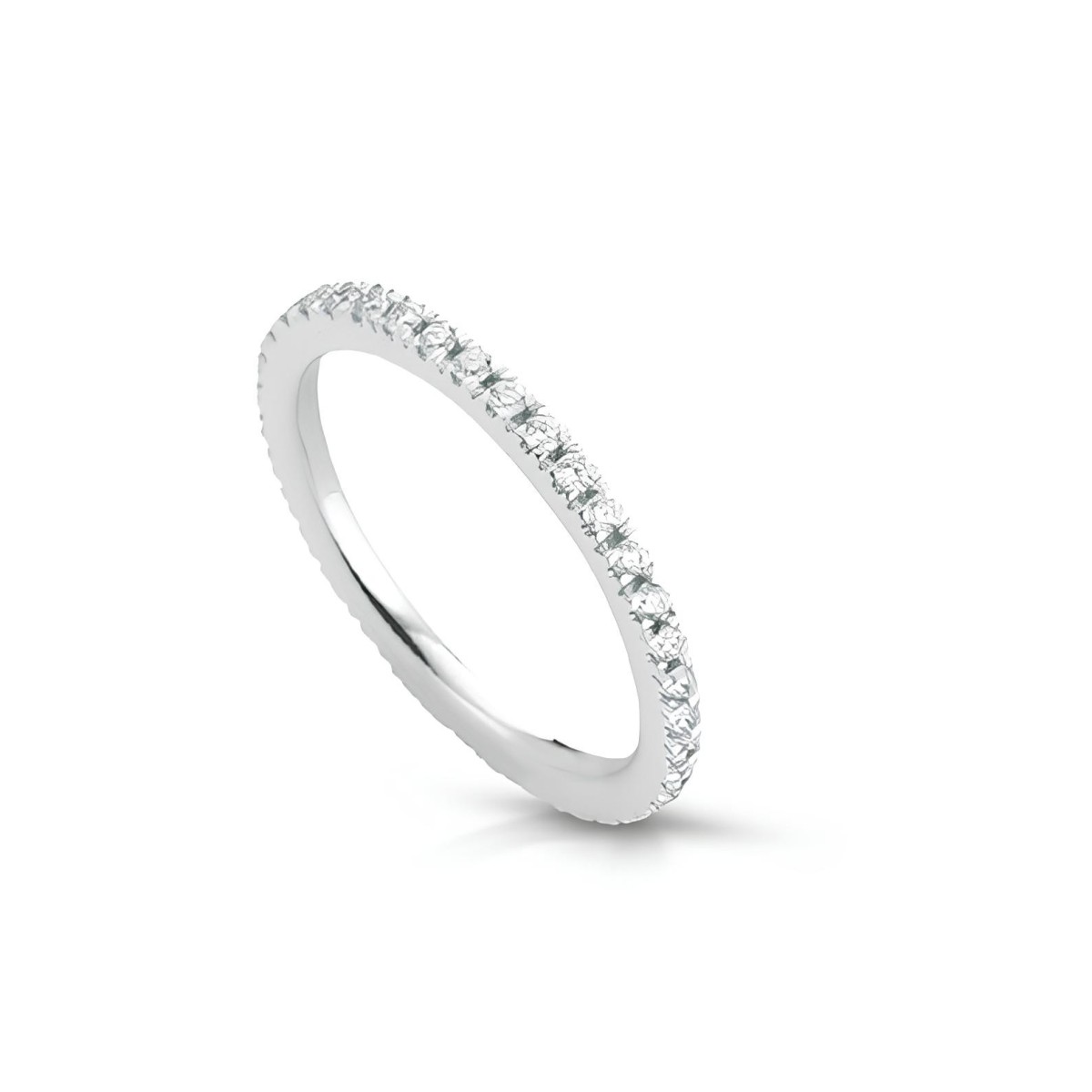 Veretta Brillante Eternity in Oro Bianco 18k SG95470