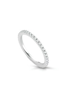Veretta Brillante Eternity in Oro Bianco 18k SG95470