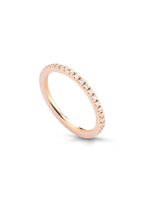 Veretta Brillante Eternity in Oro Rosa 18k SG03078