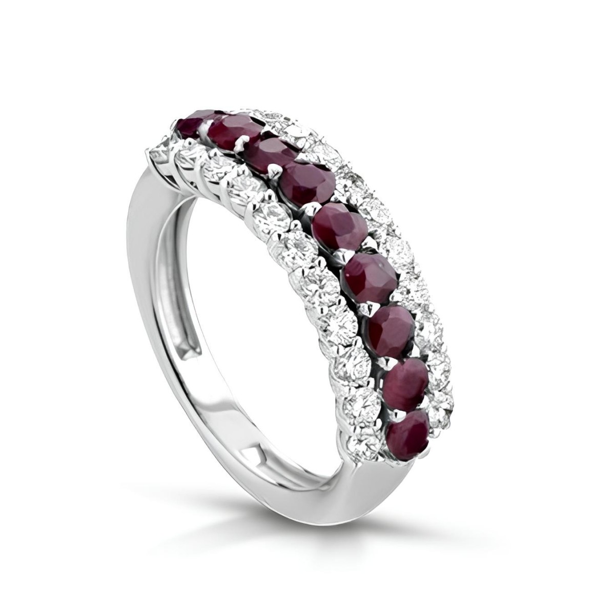 Anello Eterna Passione con Rubini e Diamanti SG42615