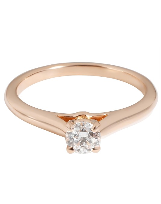 Anello fidanzamento oro rosa 18k 0.50 carati SG21524
