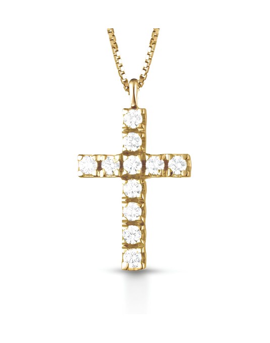 Croce di Luce in Oro Giallo 18k SG70689