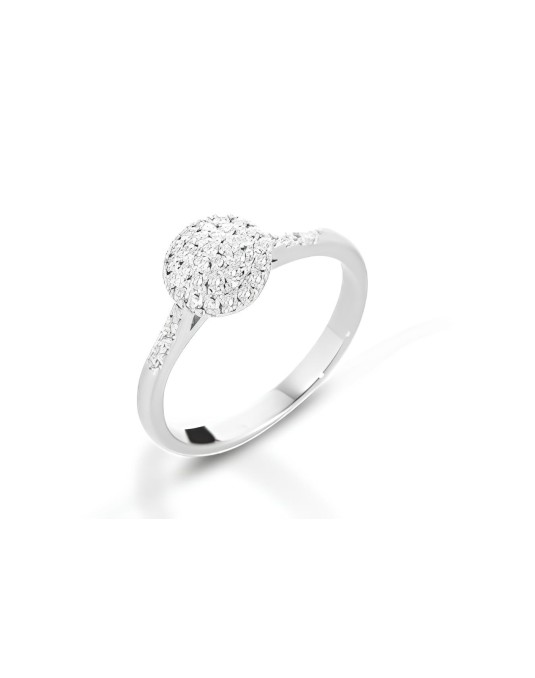 Anello Raggio di Luce in Oro Bianco 18k SG50519