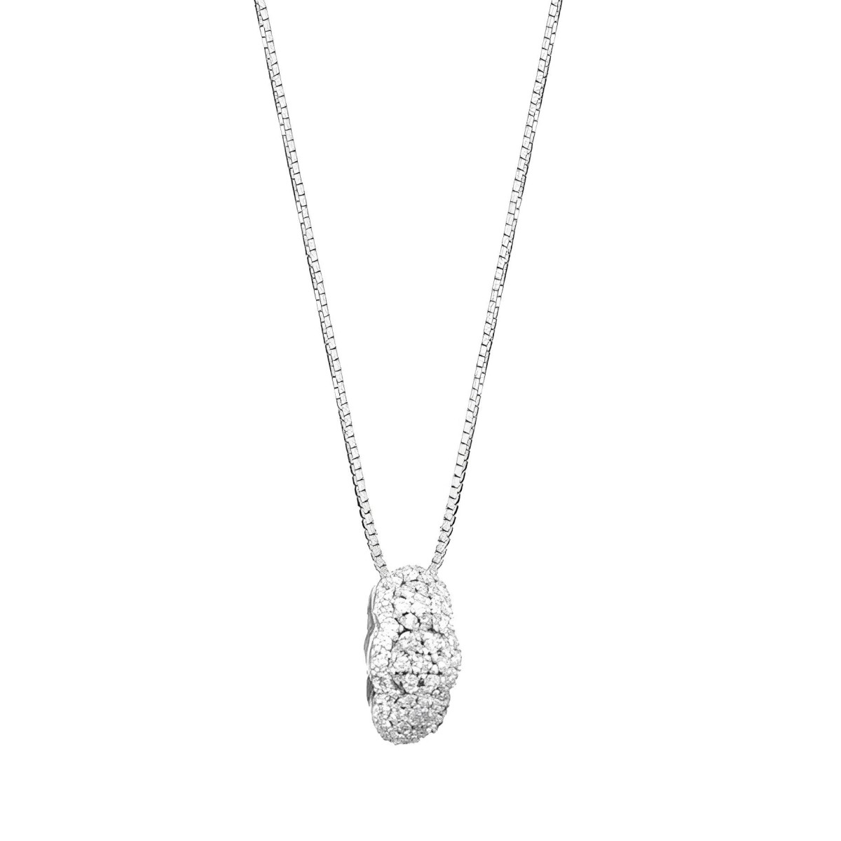 Collana Nuvola di Luce in Oro Bianco 18k SG77542