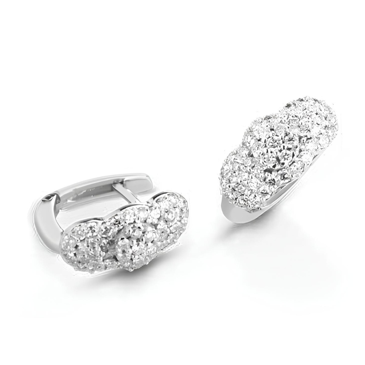 Orecchini Nuvola di Luce in Oro Bianco 18k SG27480