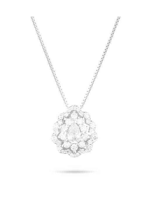 Collana Petali di Diamante in Oro Bianco 18k SG12152
