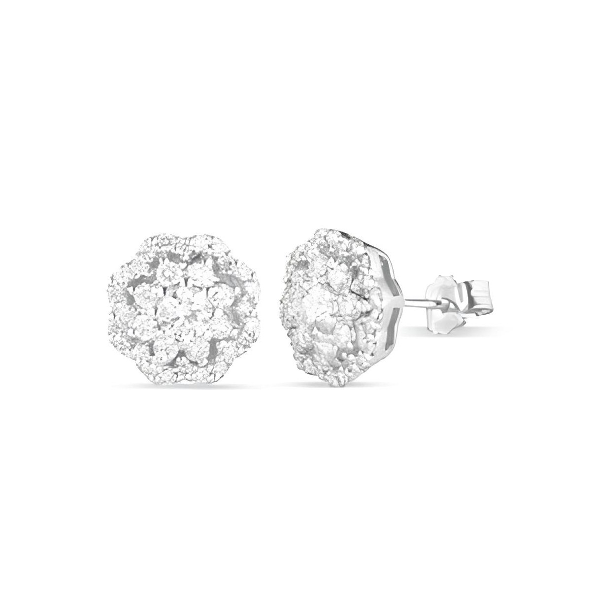 Orecchini Fiore di Luce in Oro Bianco 18k SG87849