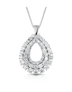 Ciondolo Goccia di Luce in Oro Bianco 18k SG05214